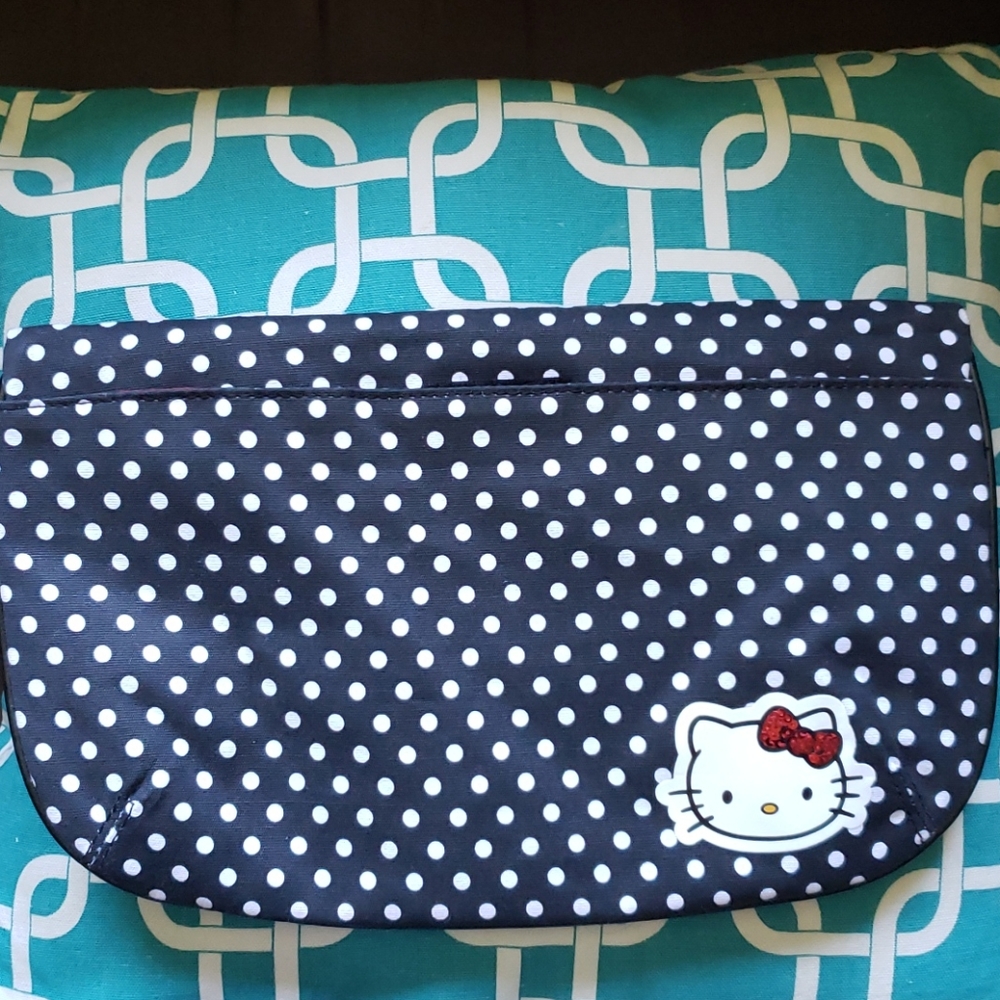 Hello Kitty canvas clutch